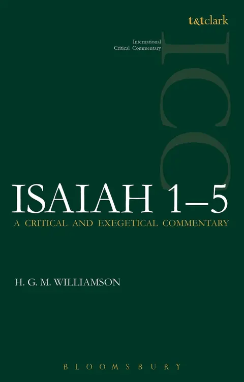 Cover of Isaiah 1-5 (Icc)