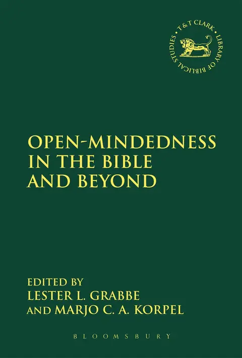 Cover of Open-Mindedness in the Bible and Beyond