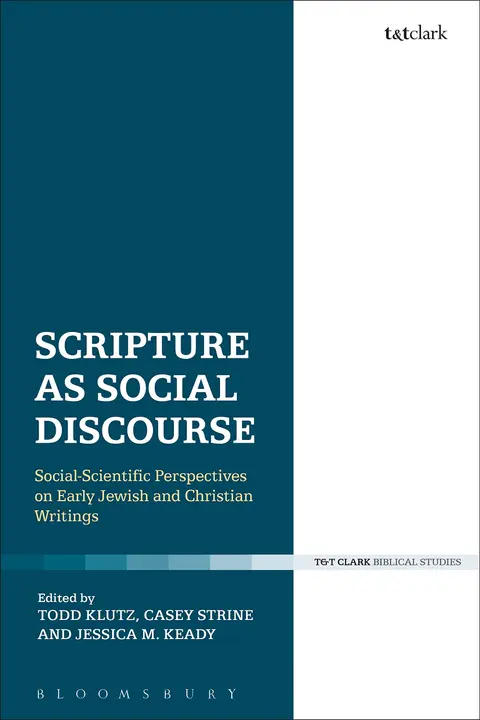Cover of Scripture as Social Discourse