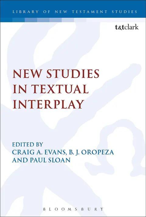 Cover of New Studies in Textual Interplay
