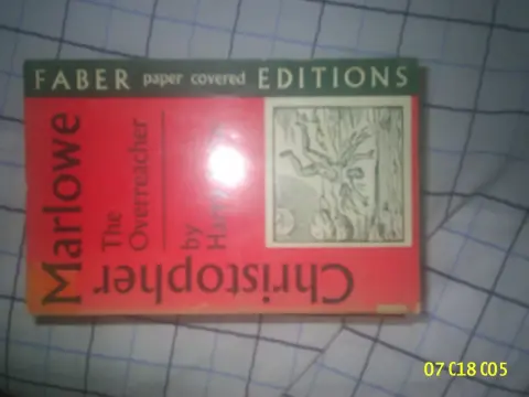 Cover of Christopher Marlowe