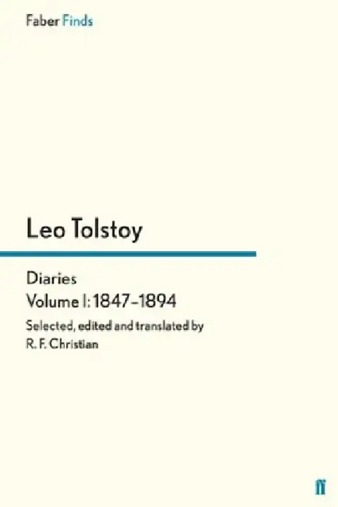 Cover of Tolstoy's Diaries Volume 1