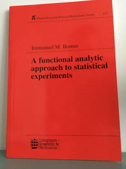 Cover of A Functional Analytic Approach to Statistical Experiments