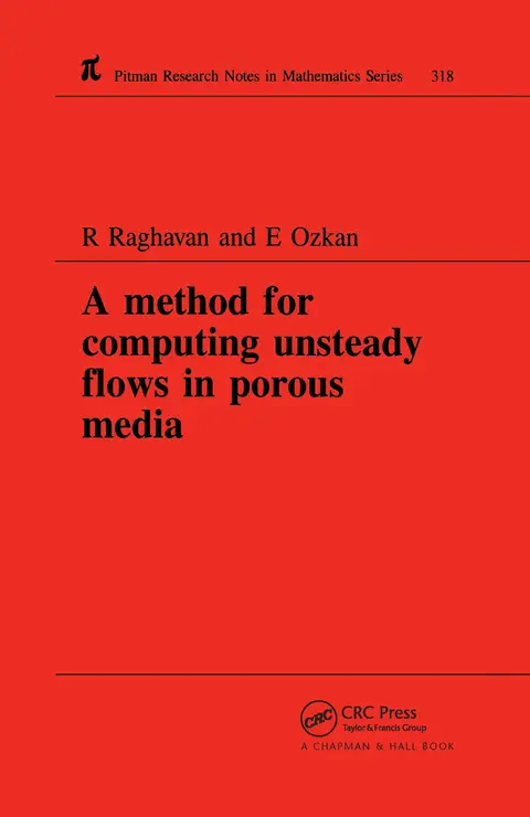 Cover of A Method for Computing Unsteady Flows in Porous Media