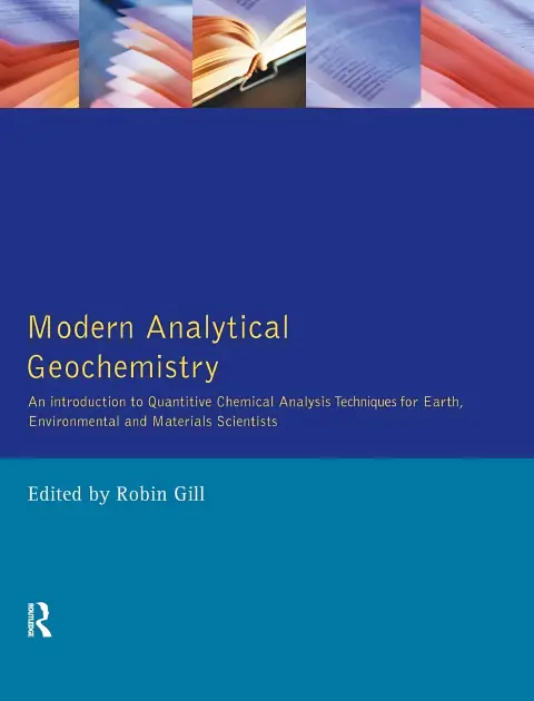 Cover of Modern Analytical Geochemistry