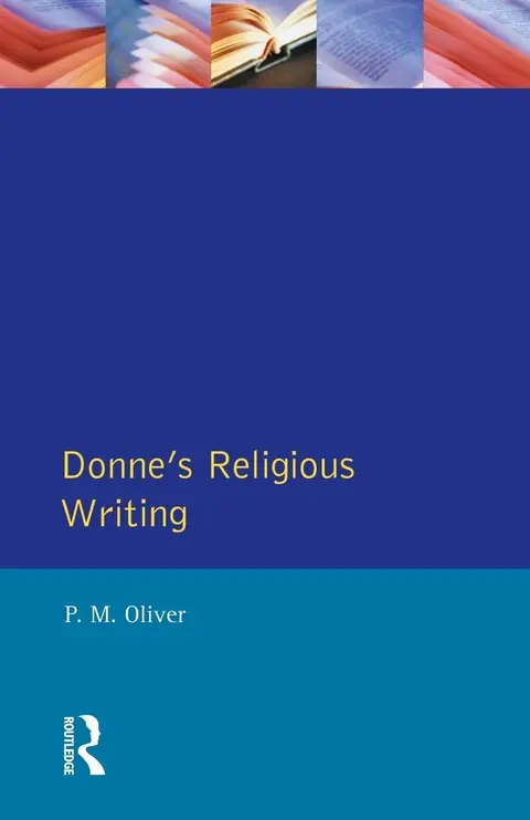Cover of Donne's Religious Writing