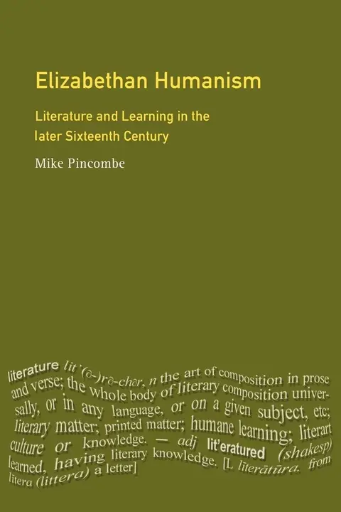 Cover of Elizabethan Humanism