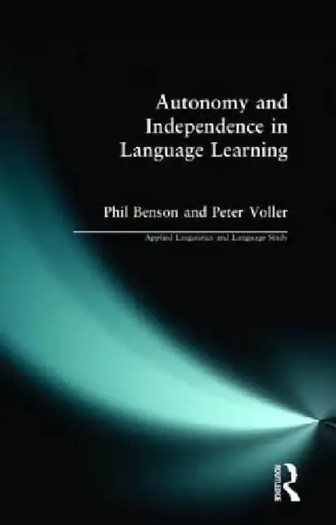 Cover of Autonomy and Independence in Language Learning
