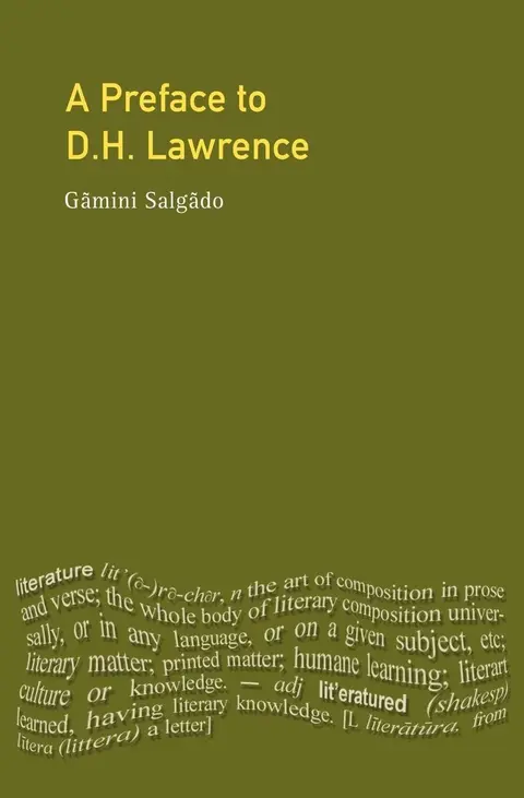 Cover of A Preface to Lawrence