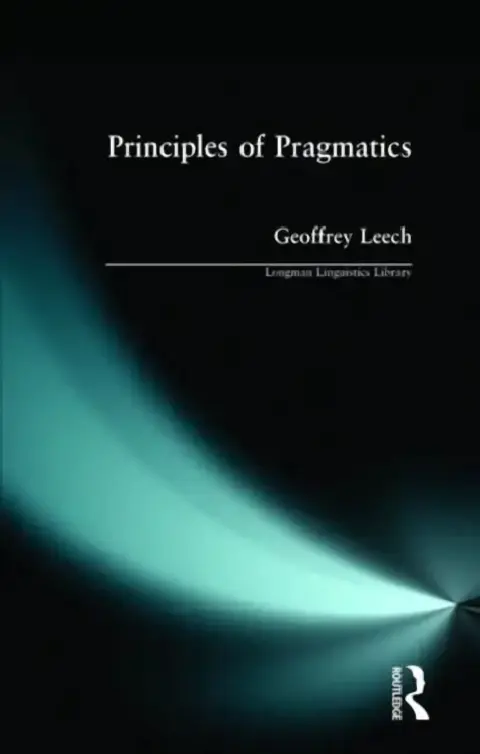 Cover of Principles of Pragmatics