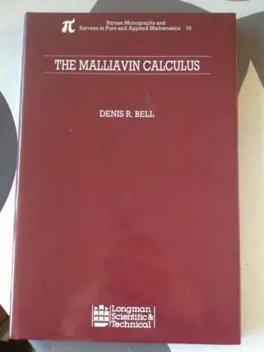 Cover of Malliavin Calculus