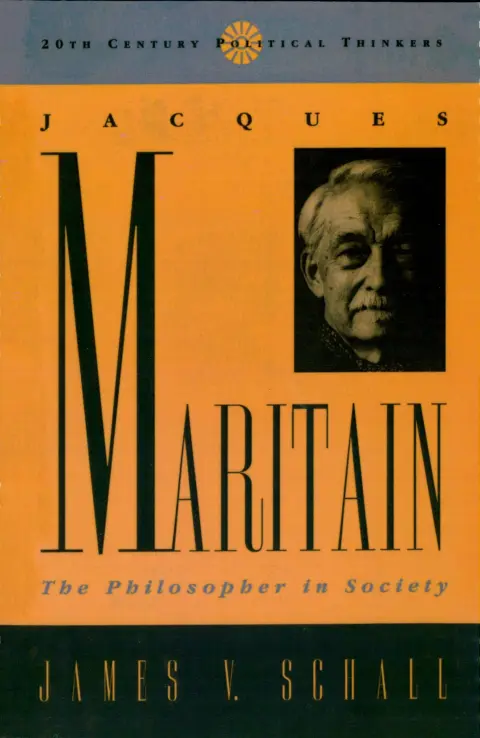 Cover of Jacques Maritain CB
