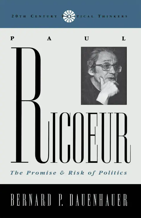 Cover of Paul Ricoeur CB