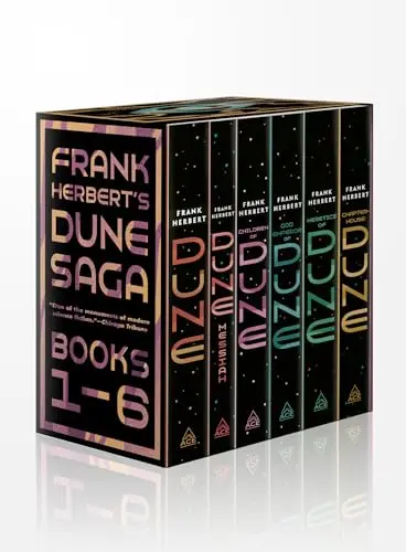 Cover of Frank Herbert's Dune Saga 6-Book Boxed Set