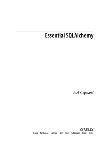 Cover of Essential SQLAlchemy