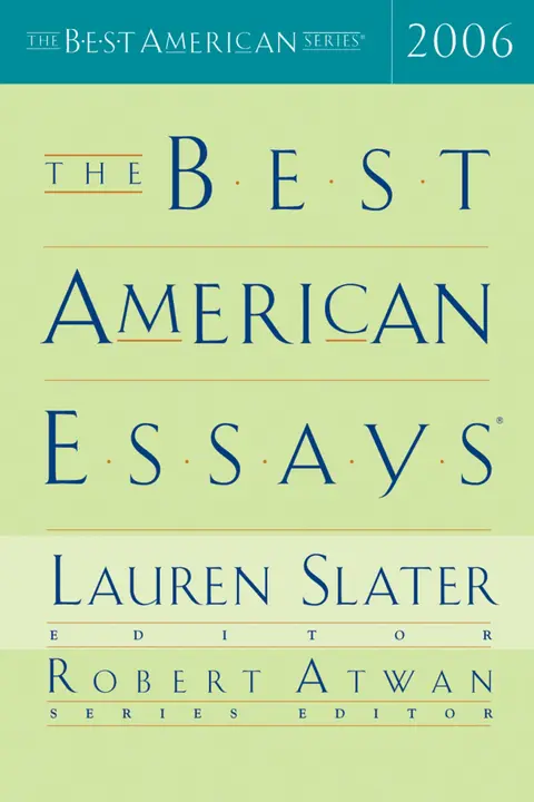 Cover of The Best American Essays 2006