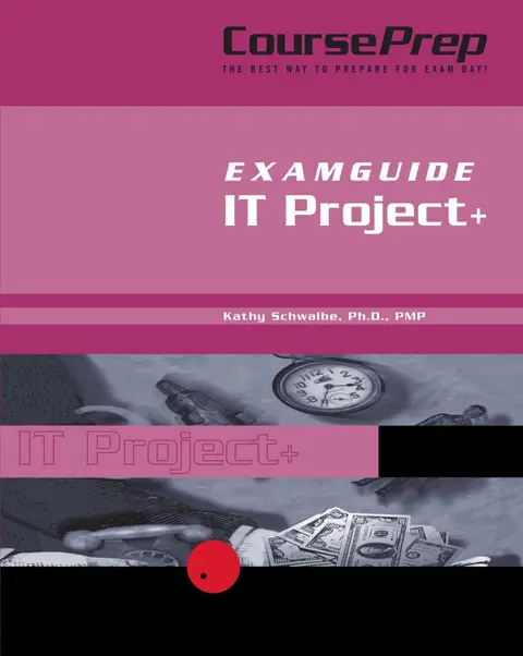 Cover of IT Project+ CoursePrep ExamGuide