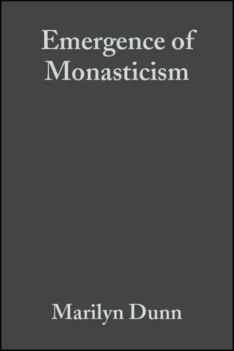 Cover of Emergence of Monasticism