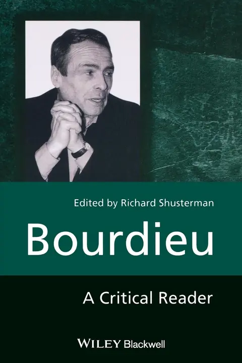 Cover of Bourdieu