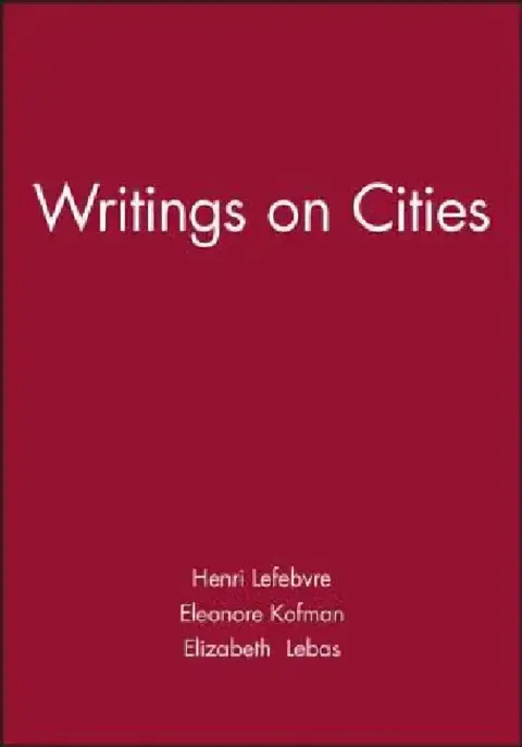 Cover of Writings on Cities