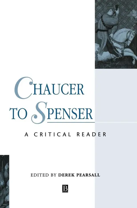Cover of Chaucer to Spenser
