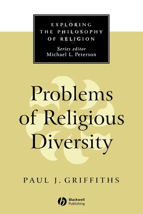 Cover of Problems of Religious Diversity