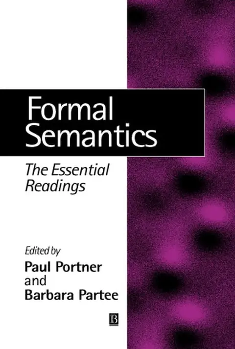 Cover of Formal Semantics