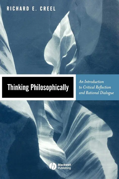 Cover of Thinking Philosophically