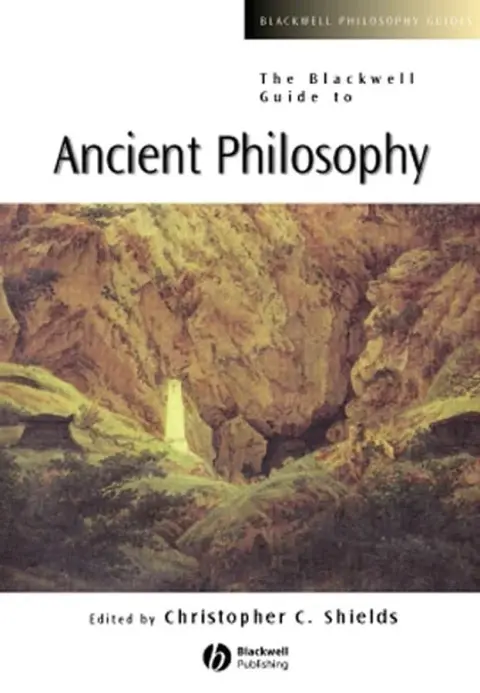 Cover of The Blackwell Guide to Ancient Philosophy