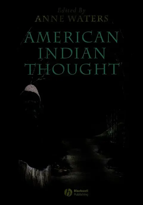 Cover of American Indian Thought