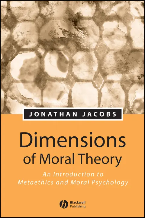Cover of Dimensions of Moral Theory