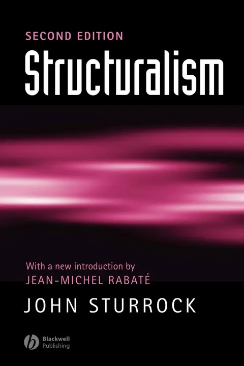 Cover of Structuralism