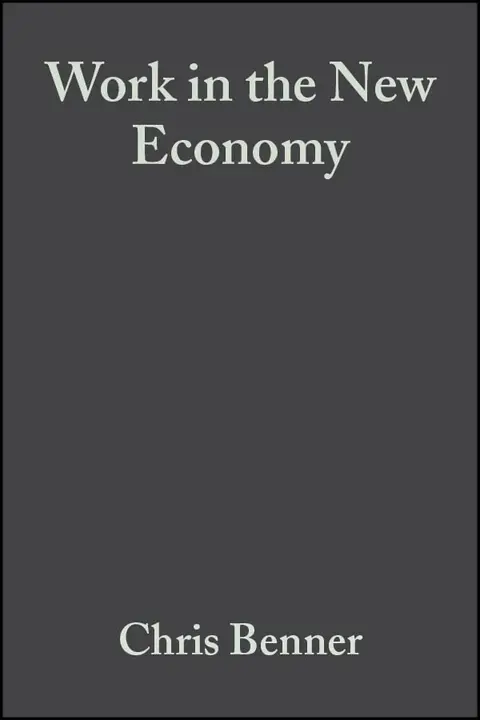 Cover of Work in the New Economy