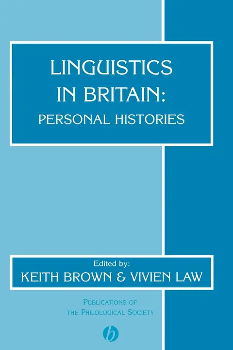 Cover of Linguistics in Britain