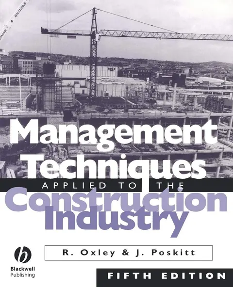 Cover of Management Techniques Applied to the Construction Industry