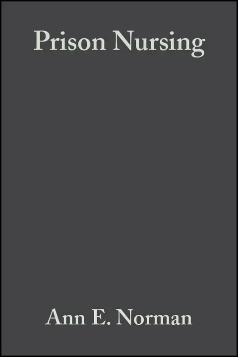 Cover of Prison Nursing