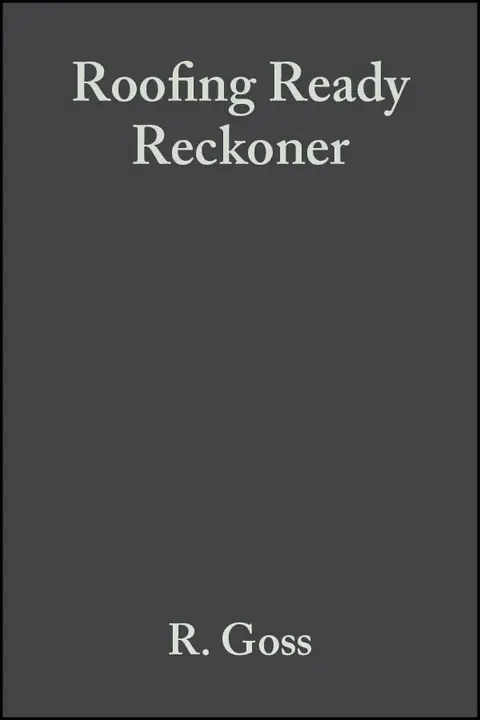 Cover of Roofing Ready Reckoner