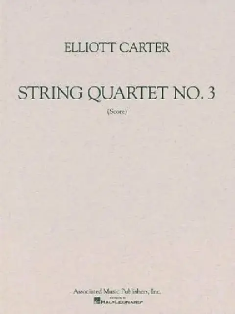 Cover of String Quartet No. 3 (1971)