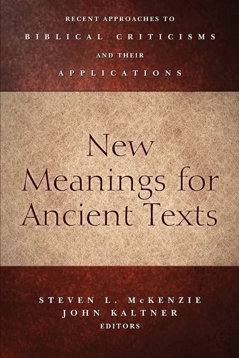 Cover of New Meanings for Ancient Texts