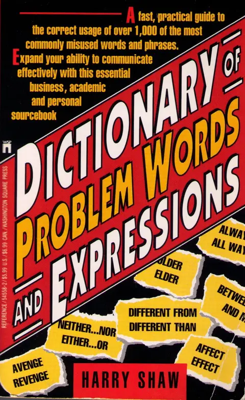 Cover of Dictionary of Problem Words and Expression