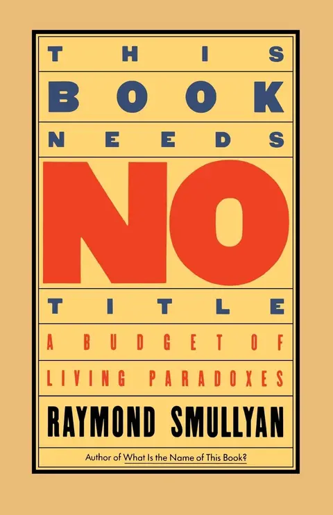 Cover of This Book Needs No Title