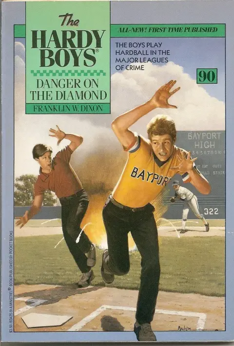 Cover of Danger on the Diamond (hardy Boys 90)