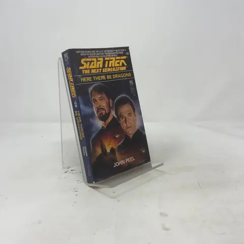 Cover of Here There Be Dragons (star Trek Next Generation 28)