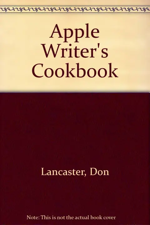 Cover of Apple Writer's Cookbook