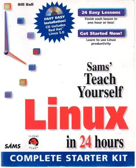 Cover of Sams Teach Yourself Linux in 24 Hours