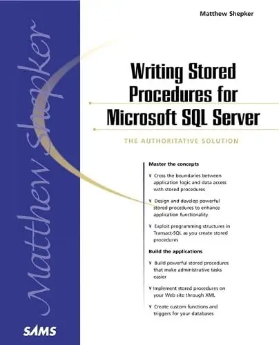 Cover of Writing Stored Procedures for Microsoft SQL Server