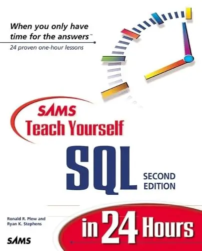 Cover of Sams Teach Yourself SQL in 24 Hours