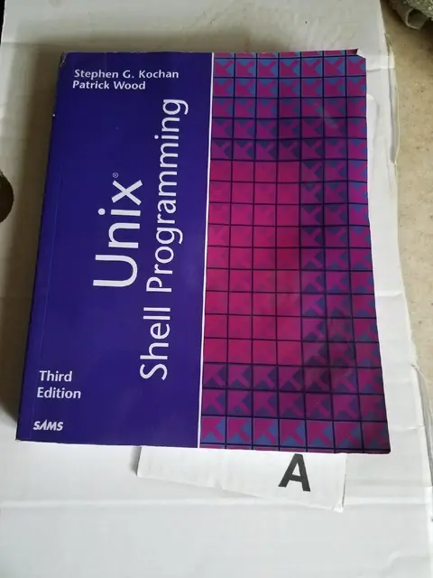 Cover of Unix Shell Programming