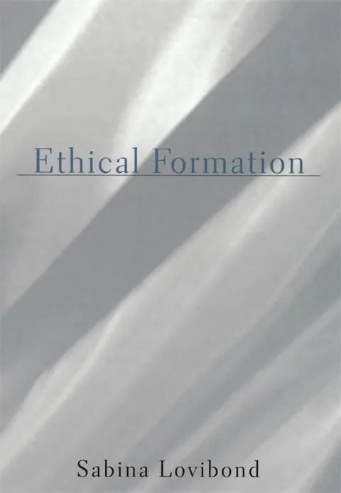 Cover of Ethical Formation