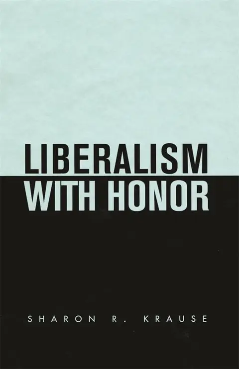 Cover of Liberalism with Honor